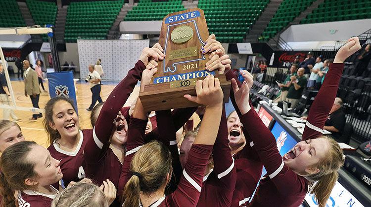 AnnistonStar.com - Photos: Donoho vs Bayshore Christian AHSAA State Championship Volleyball Match image