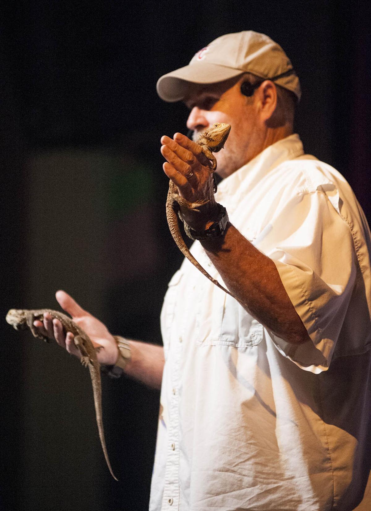 Rick Rakestraw’s animal show entertains children at Historic Ritz