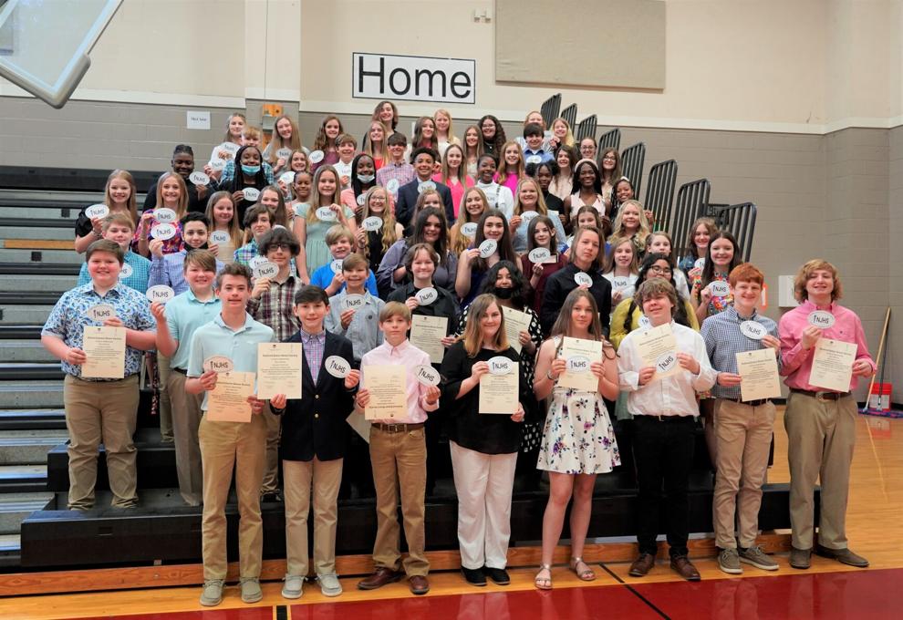 NicholsLawson inducts 43 students into National Junior Honor Society