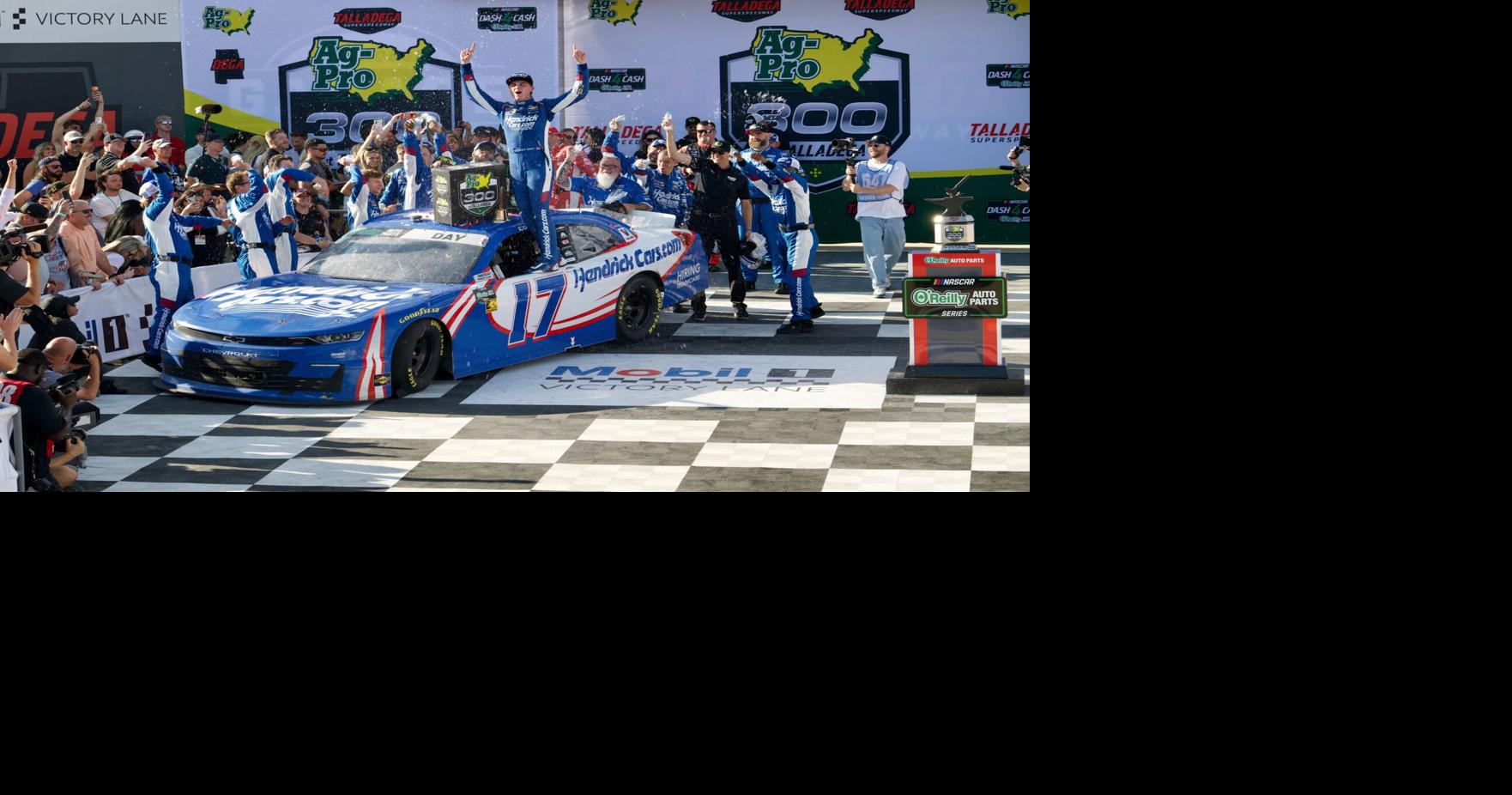 Day breaks through with surprise victory at Talladega | Racing ...