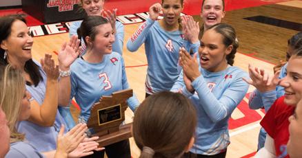 BACK ON TOP Pleasant Valley rallies from twoset deficit to claim county title BACK ON TOP Pleasant Valley rallies from twoset deficit to claim county title
