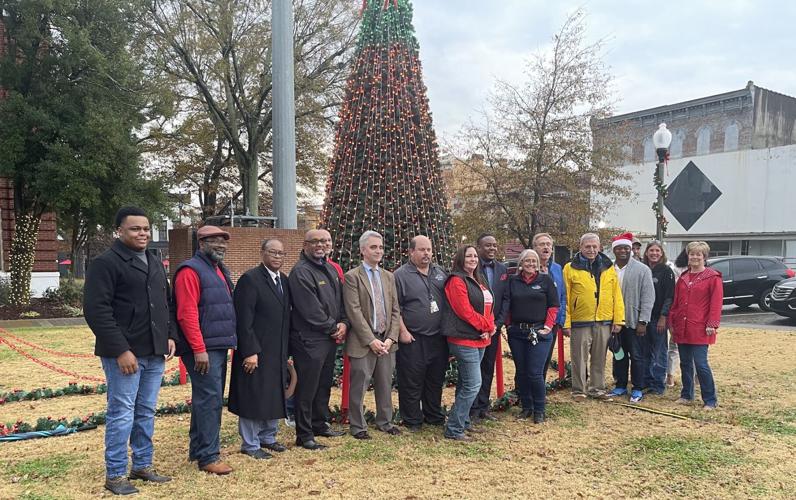Talladega Christmas season with tree, parade News