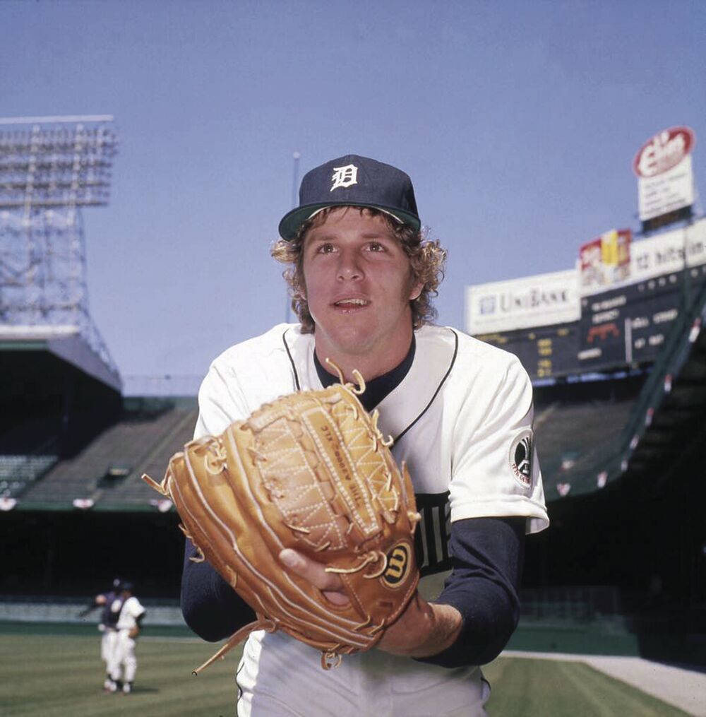 From The Vault: Tigers pitcher Mark Fidrych takes batting practice in 1976  