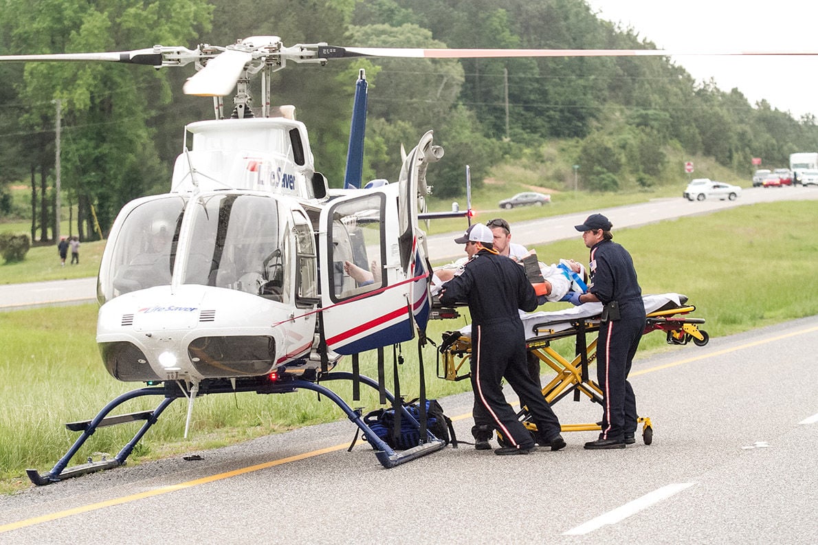 Driver Airlifted To Hospital Following One-car Accident | The Daily ...