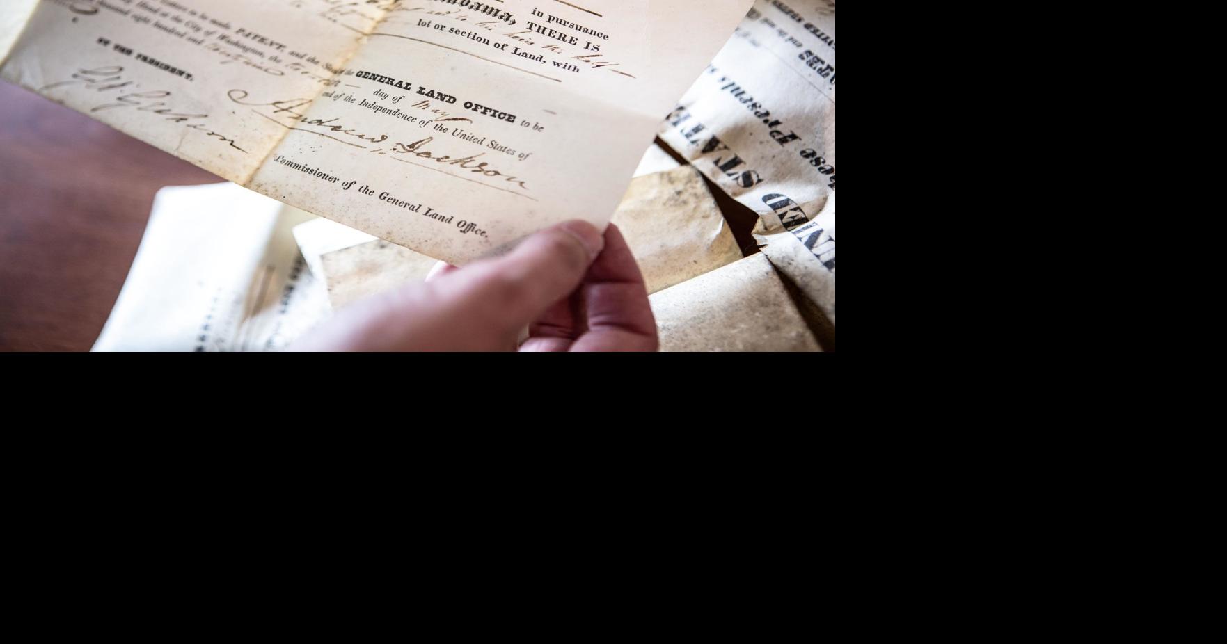 Historic documents discovered inside old Isbell Bank building in