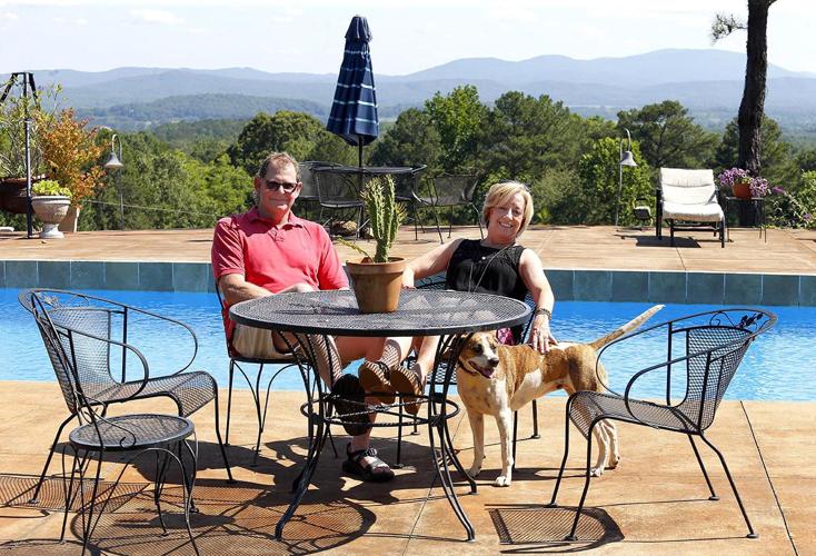 FAMILY FARM At the mountaintop home of Ann and Clayton Angell, roots