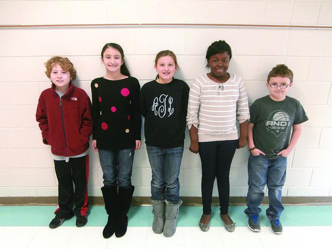 Springville Elementary School Students of the Month School Days
