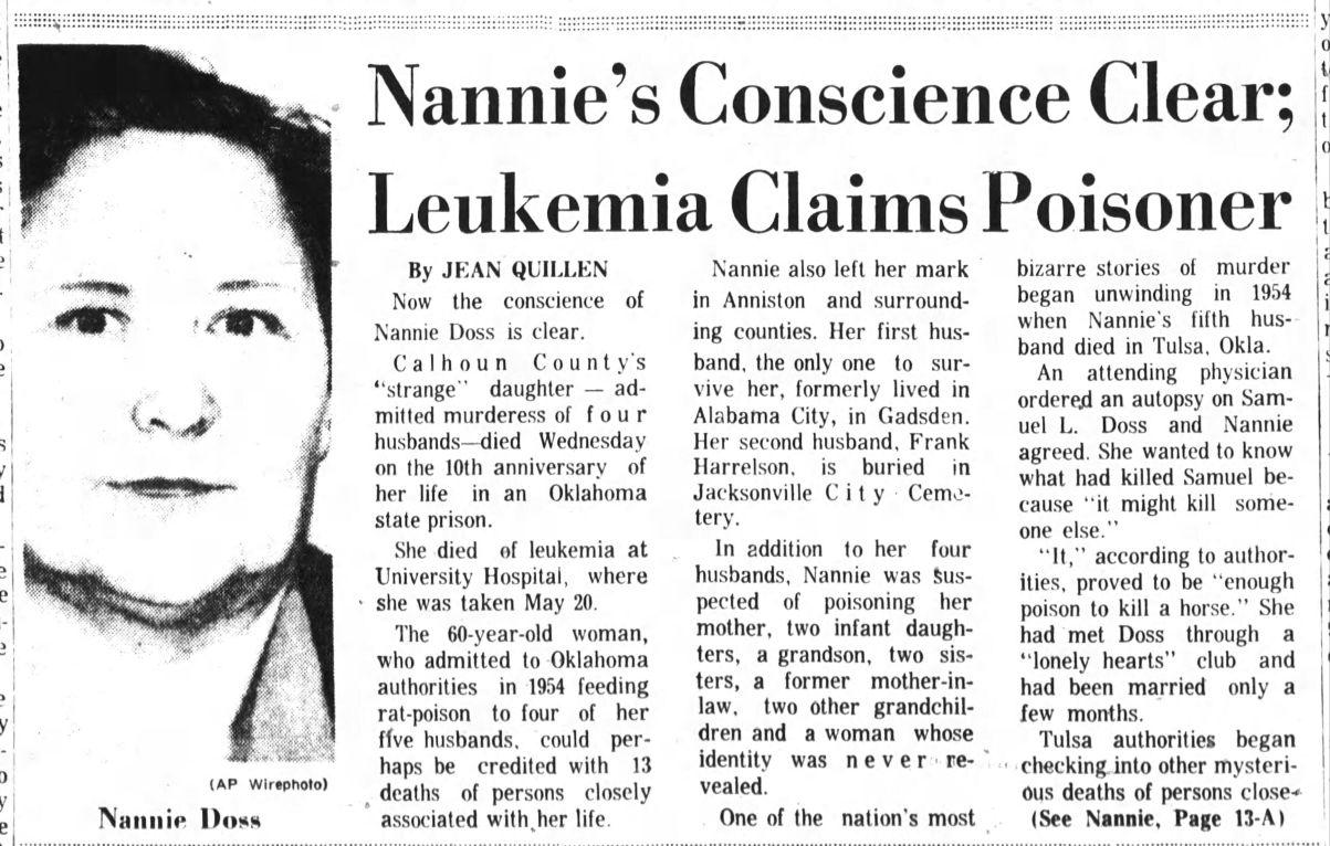 From the Alabama true crime files The Black Widow, the Torso Slayer