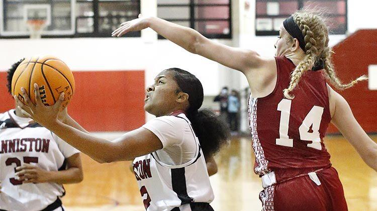 AnnistonStar.com - Photos: Anniston vs Handley, AHSAA Girls Basketball Tournament Game image