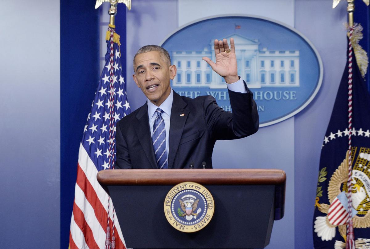 President Barack Obama holds news conference