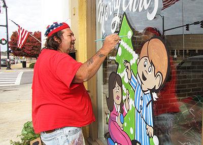 Stroker Has A Cool Job Does Window Painting Restores Old Signs