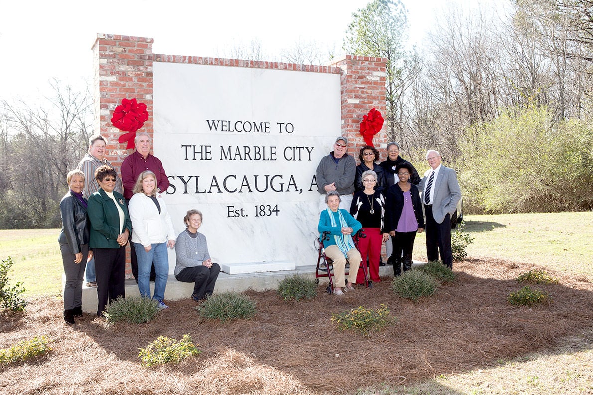 Sylacauga Beautification Council landscapes sign The Daily