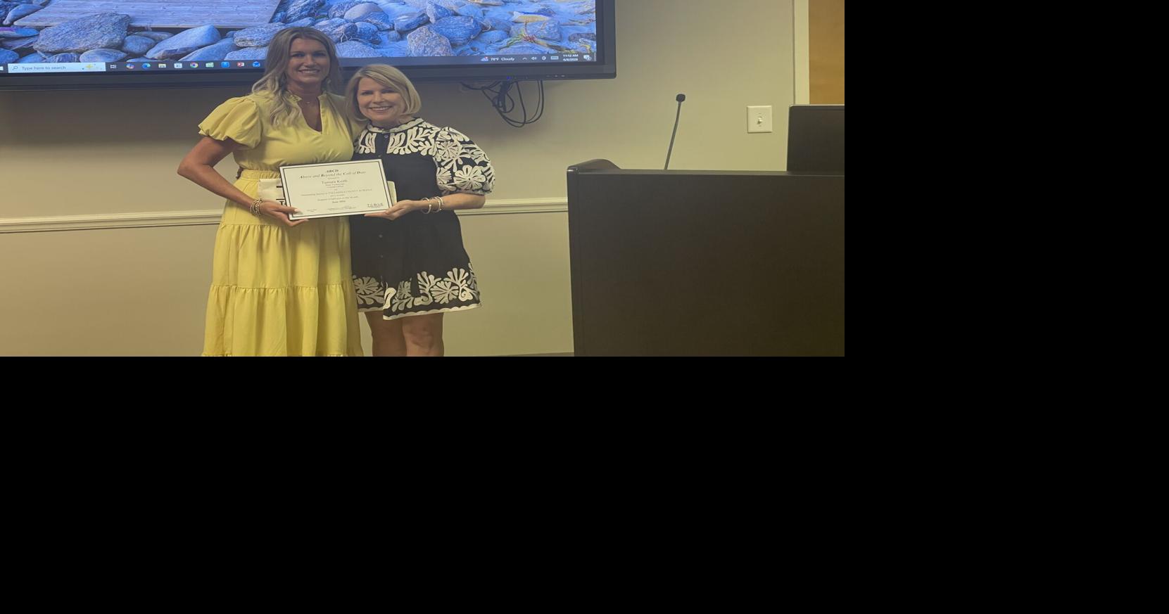 County Schools employees of the month