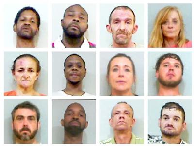 12 arrested on felony drug charges in Talladega County over last week