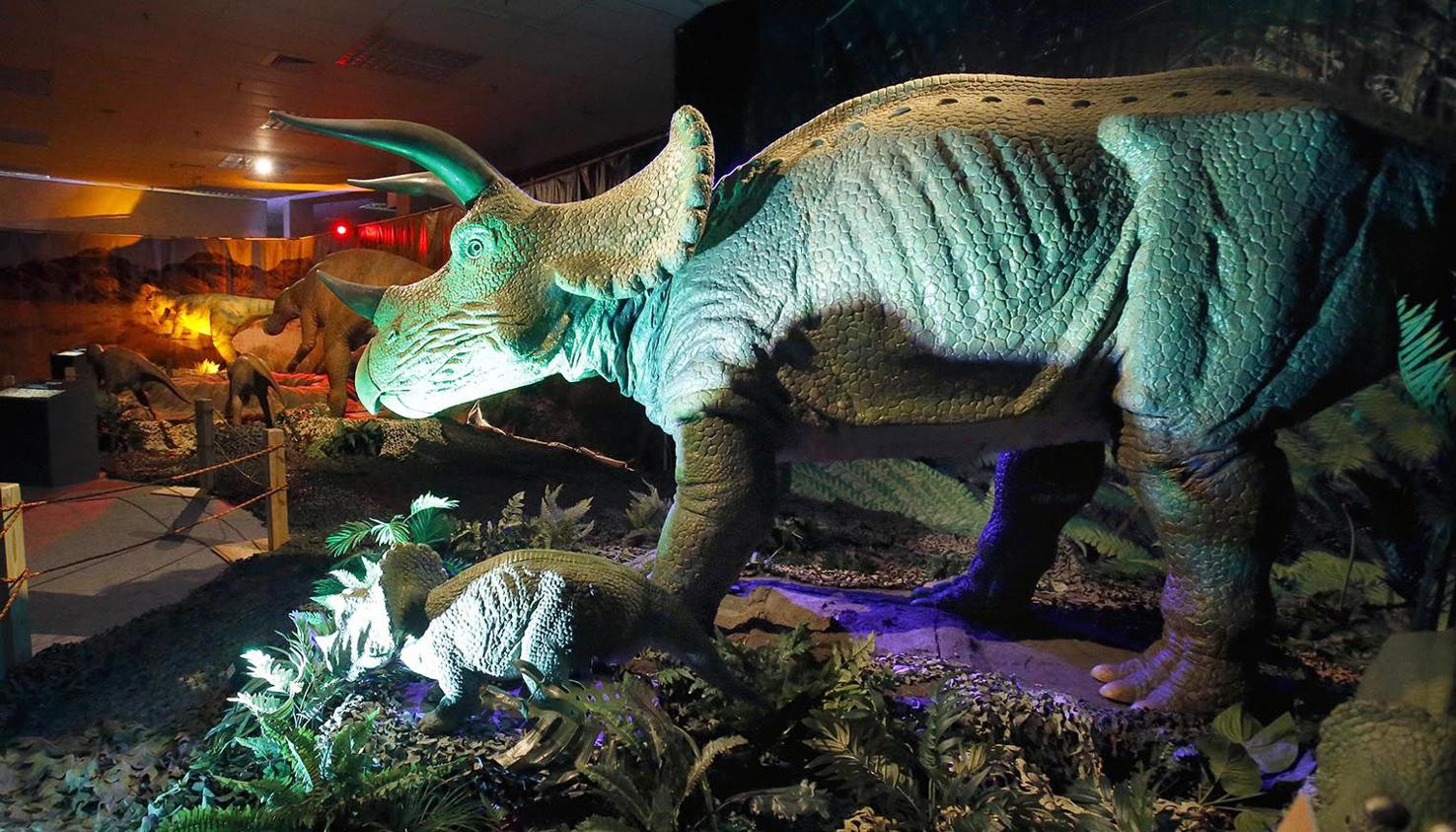 traveling animatronic dinosaur exhibit