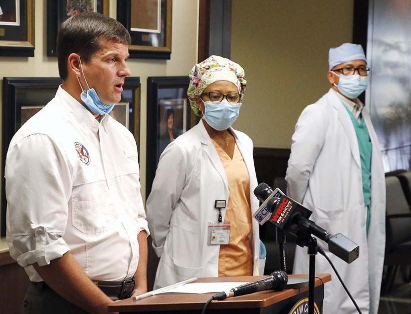 Photos: Calhoun County EMA Weekly News Conference at RMC ...