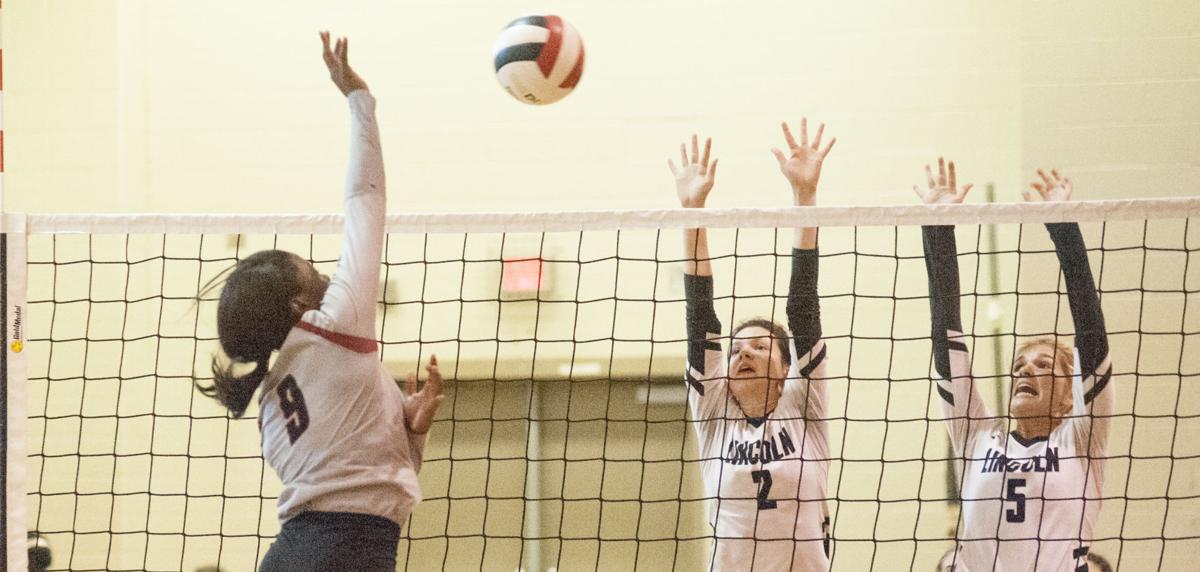 AnnistonStar.com - Talladega County Volleyball Tournament: Lincoln defeats Sylacauga to win third straight county title image
