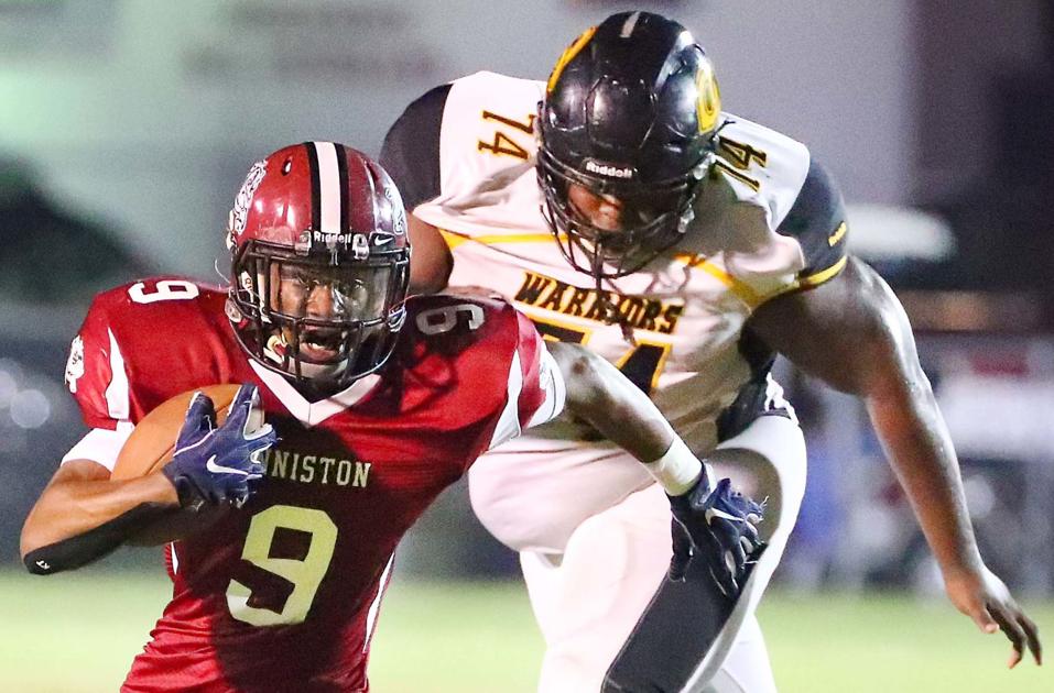 Prep Football Anniston Gives Its Coach His First Win High