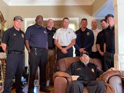 Pell City Firefighter comes home