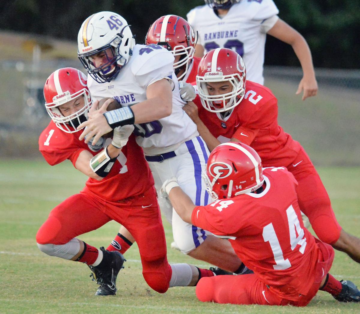 Prep Football Ranburne at Gaston Action Slideshows