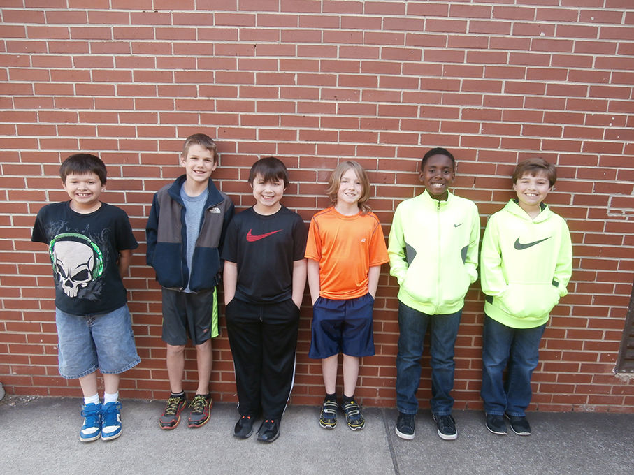 Springville Elementary students of month School Days