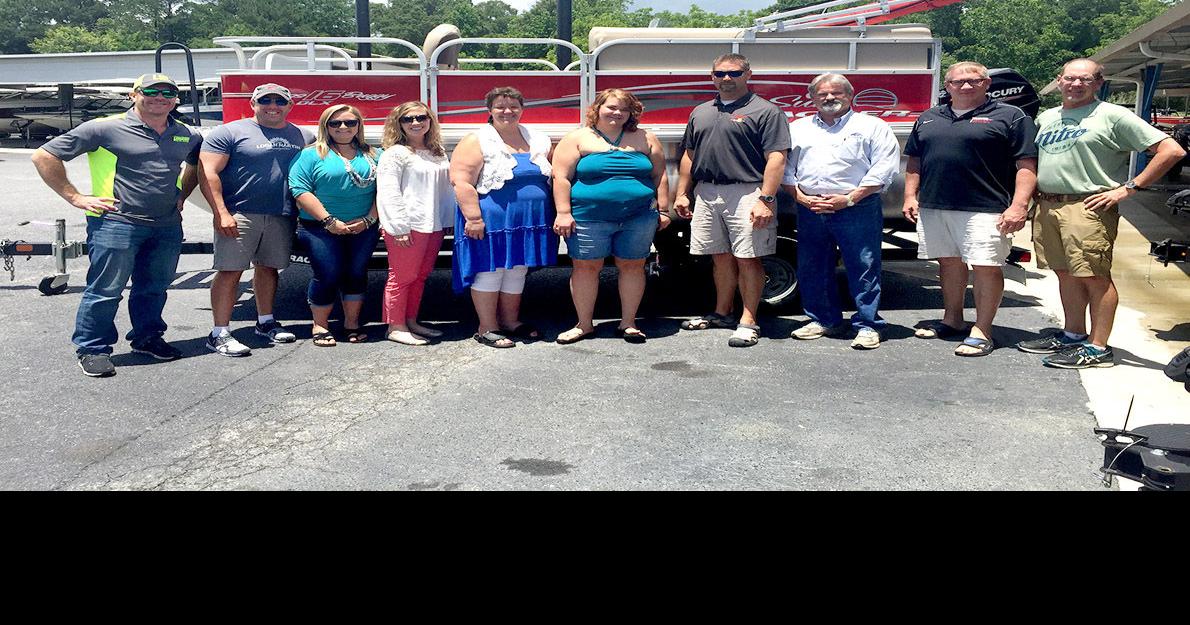 Pell City’s Christy Bowers wins pontoon boat giveaway at LakeFest The