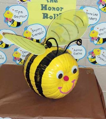 OES teachers and students turn pumpkins into something special