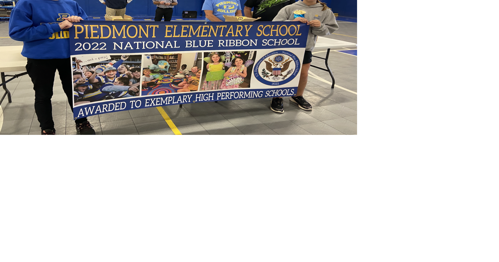 National Blue Ribbon award goes to Piedmont Elementary School