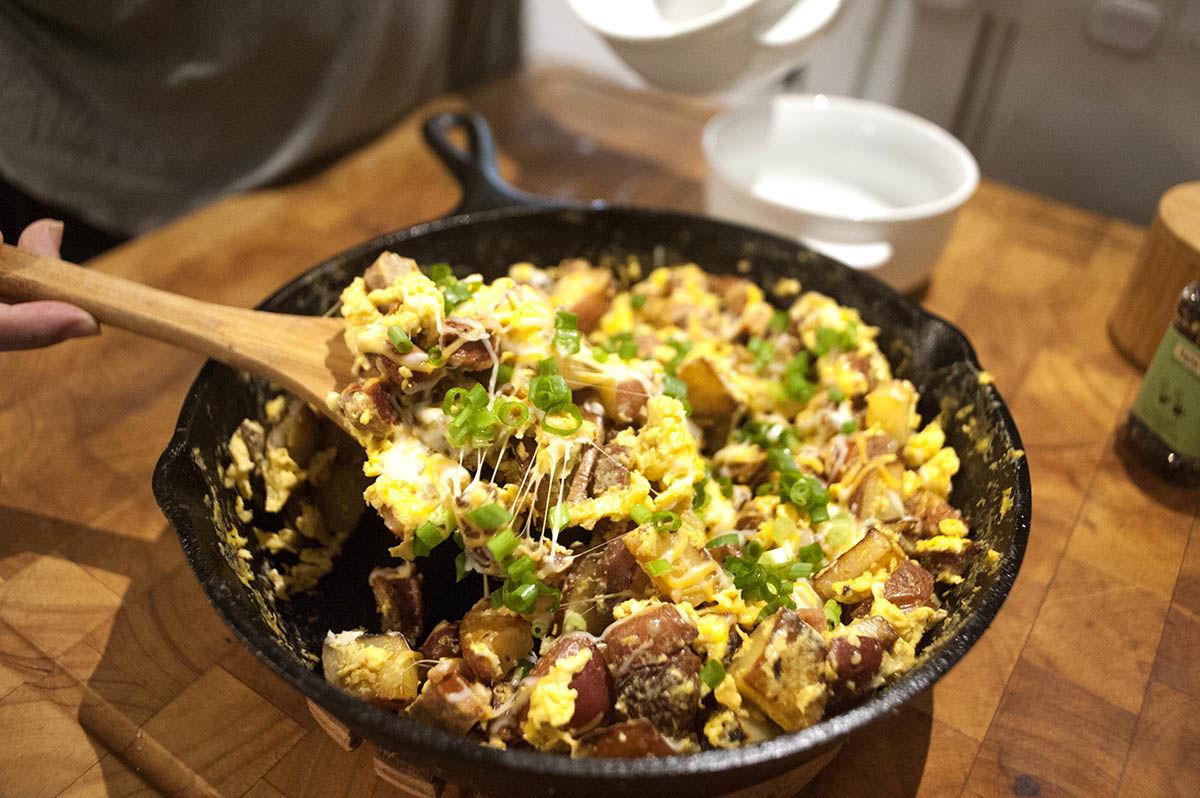 BREAKFAST SKILLET This onepan meal is quick, easy and versatile