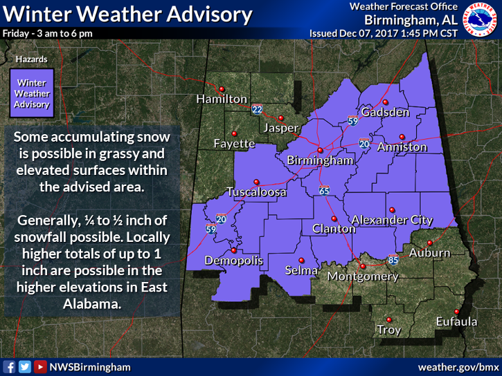 Snow possible in Calhoun County as winter weather moves in State