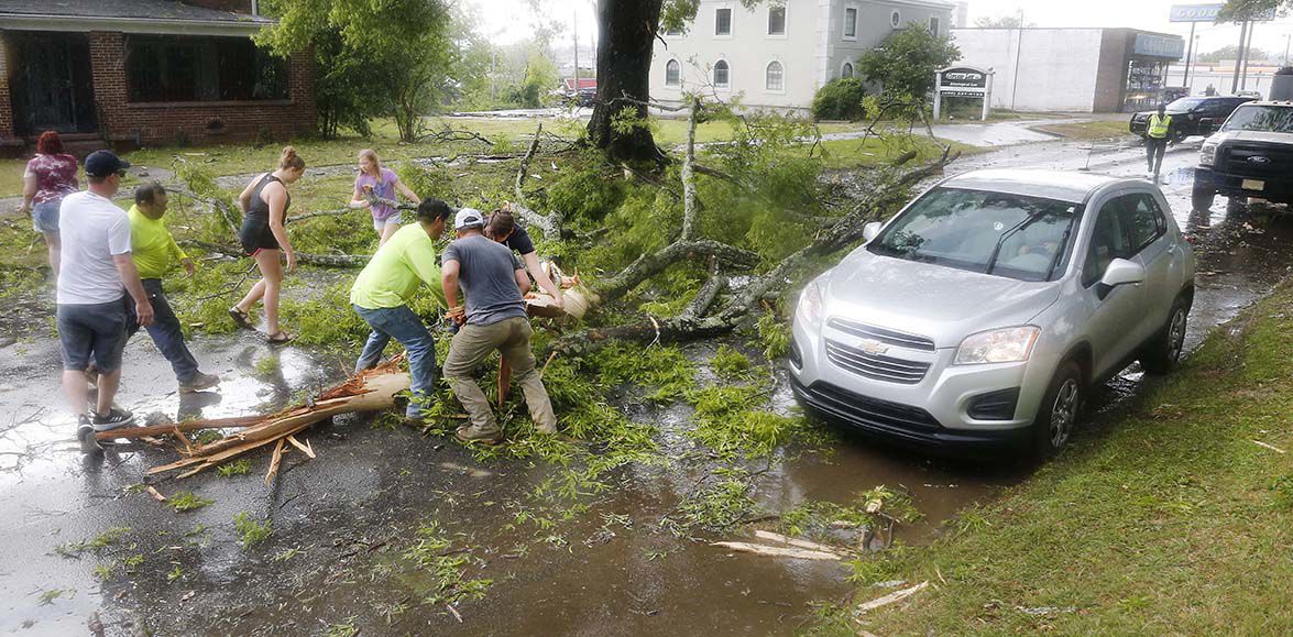 Quintard tree down