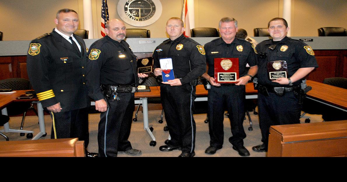 Several Pell City police officers recognized during ceremony at City