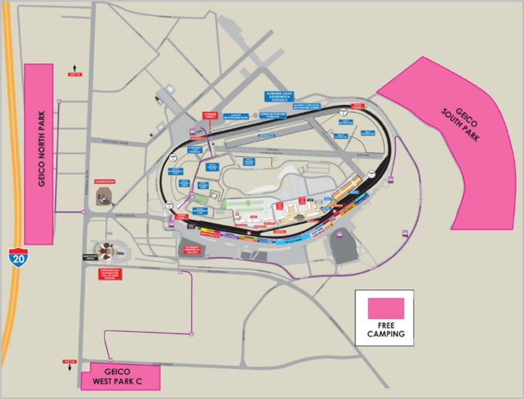 Talladega Superspeedway to offer portion of its campgrounds to Ian ...
