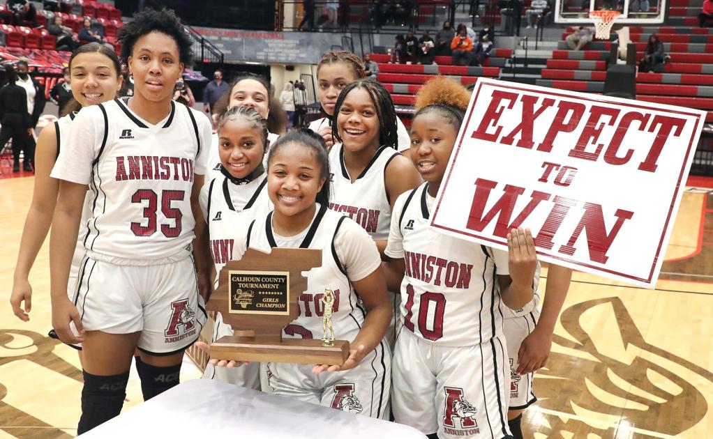 AnnistonStar.com - Calhoun County tournament: Dudley leads Anniston girls to 21st county title image