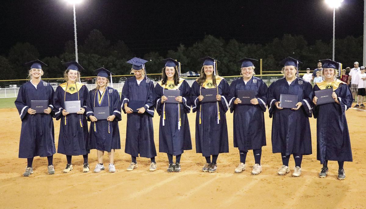 Nine Moody softball seniors