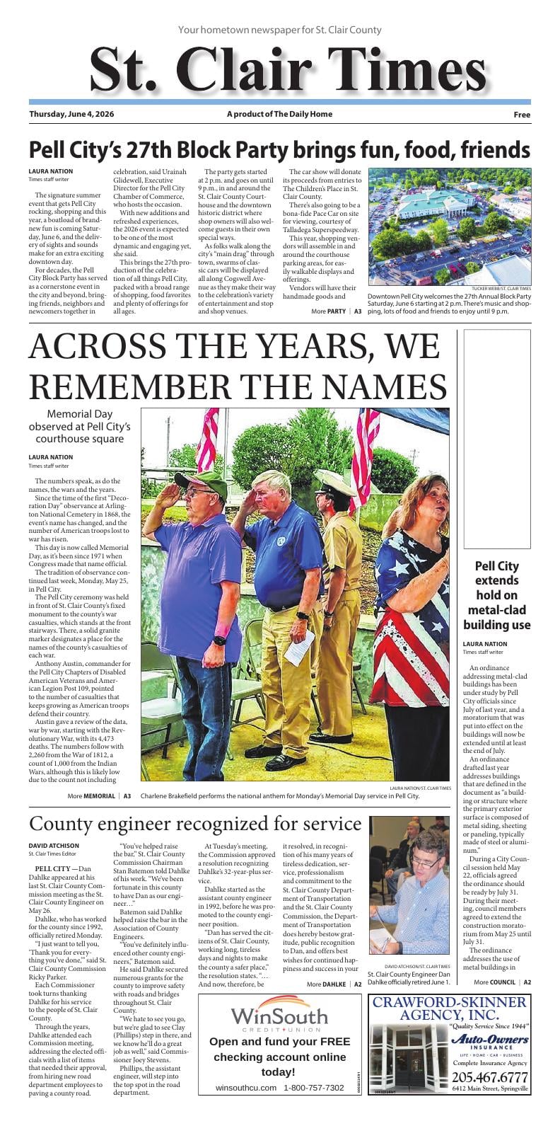 Page A1 | e-Edition | annistonstar.com