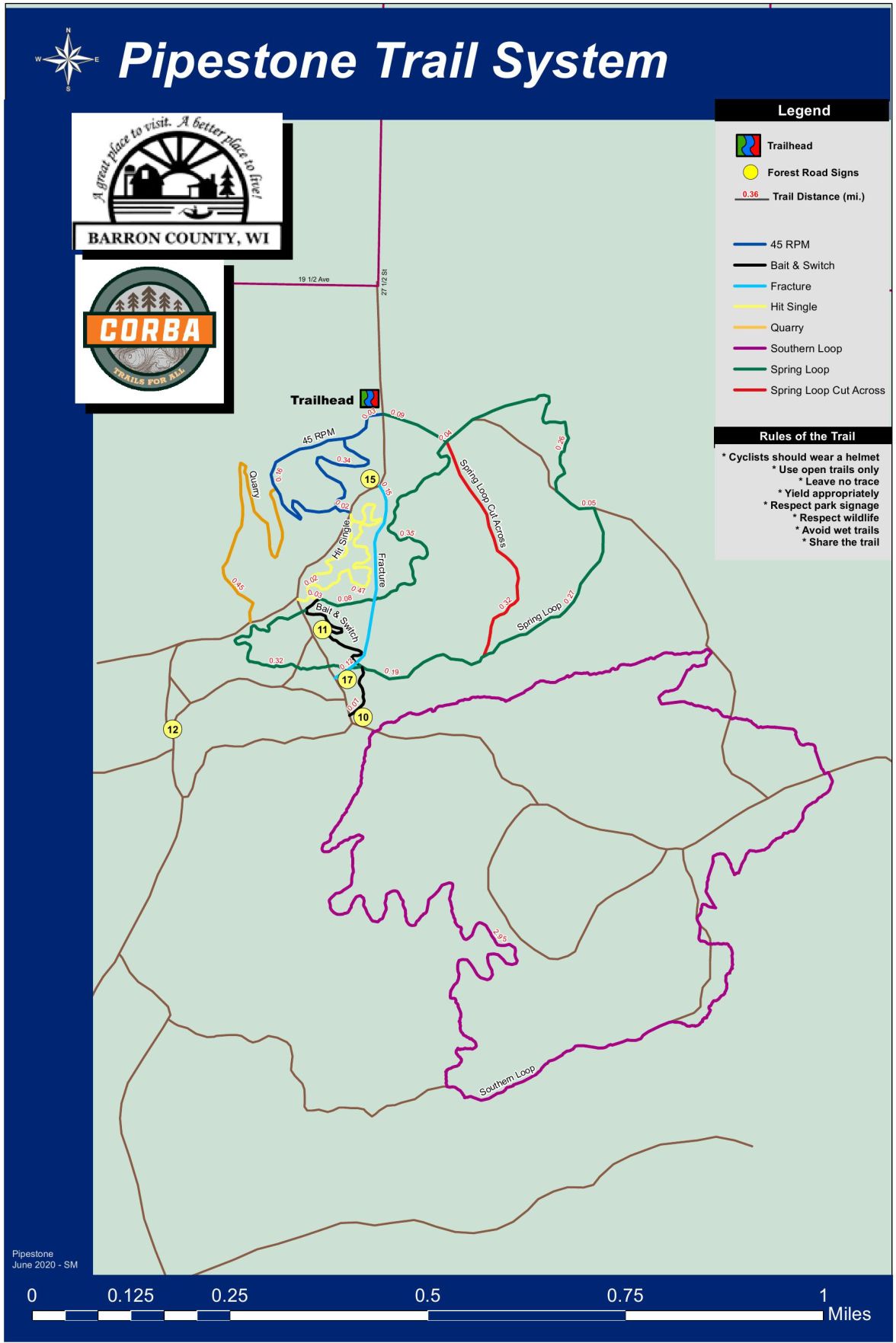 Pipestone Trail System | Rice Lake Chronotype | apg-wi.com