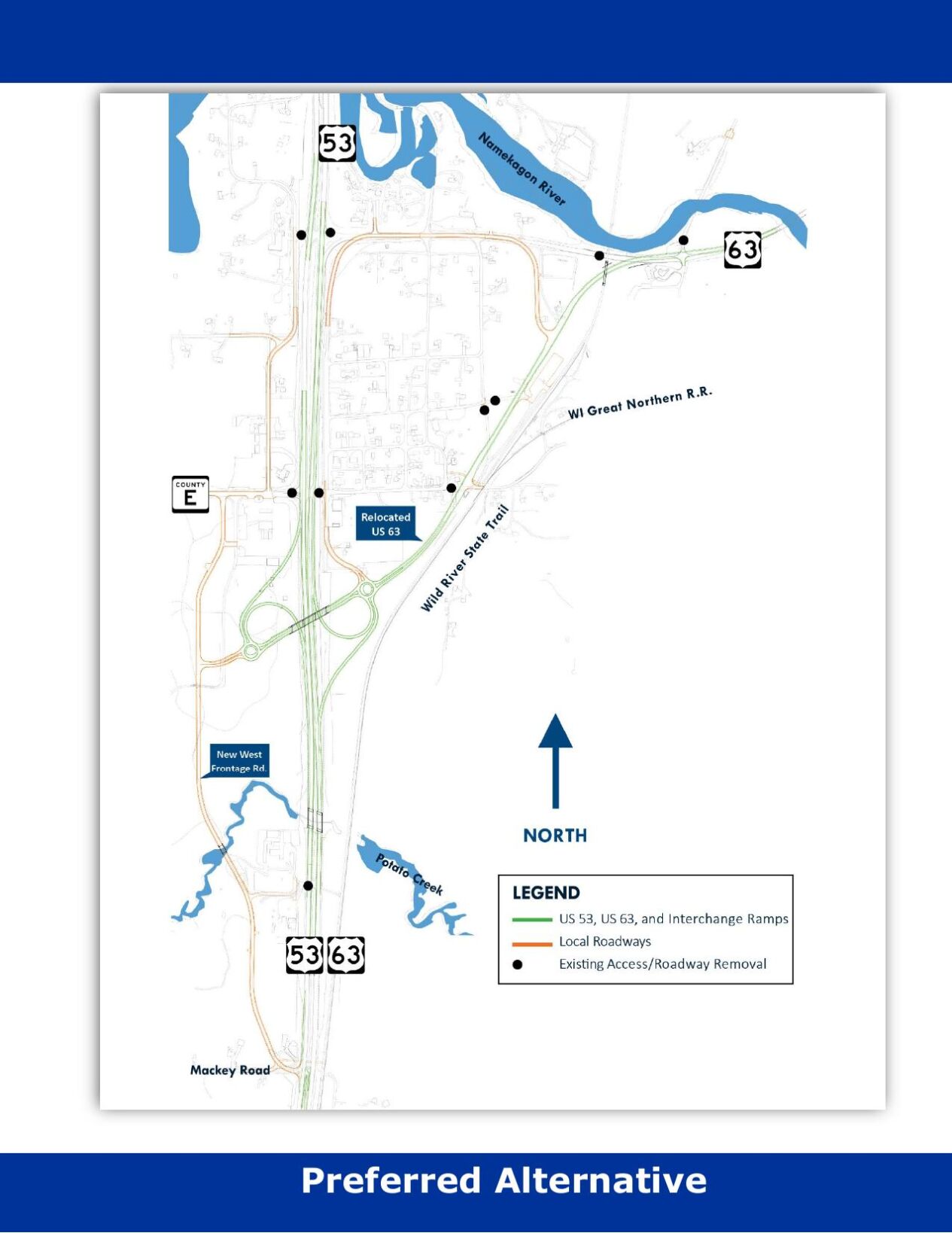 Hwy. 53 project in Trego