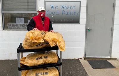 Barron Electric donates potatoes to pantries