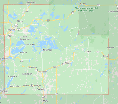 Sawyer County Wi Map Second Covid-19 Positive Identified In Sawyer County | Free | Apg-Wi.com