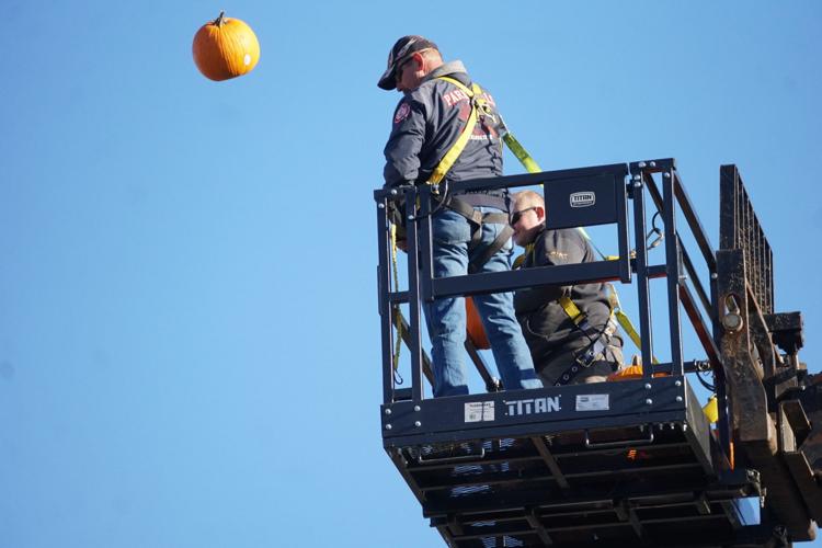 Smashing pumpkins Weather helps draw crowd for Fright Fest and Pumpkin