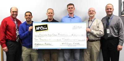 McCain Foods donates $10K to RLHS robotics program