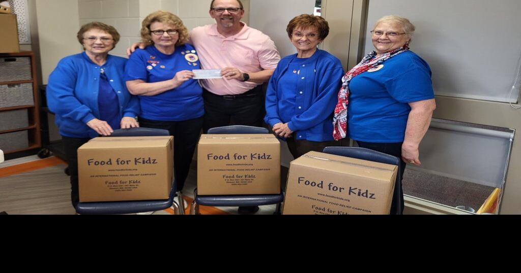 AMVETS Auxiliary donations to school Price County Review