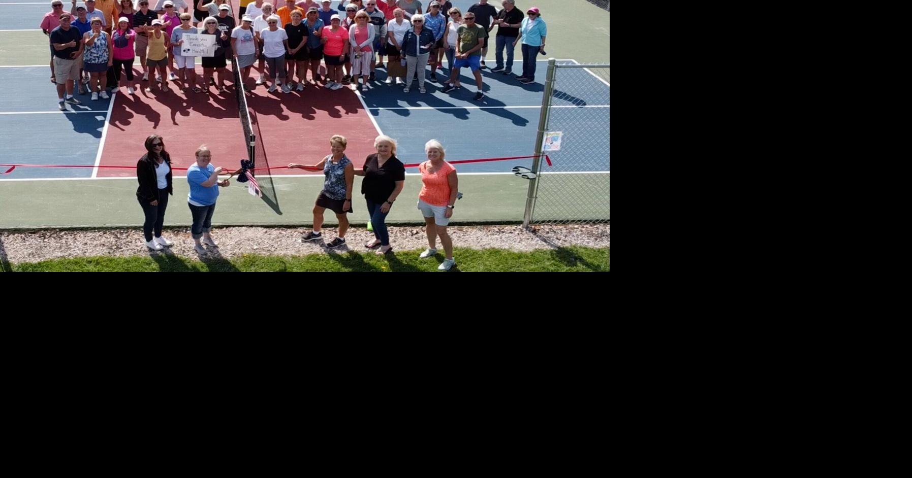 New Stone lake pickleball courts dedicated Sawyer County Record apg