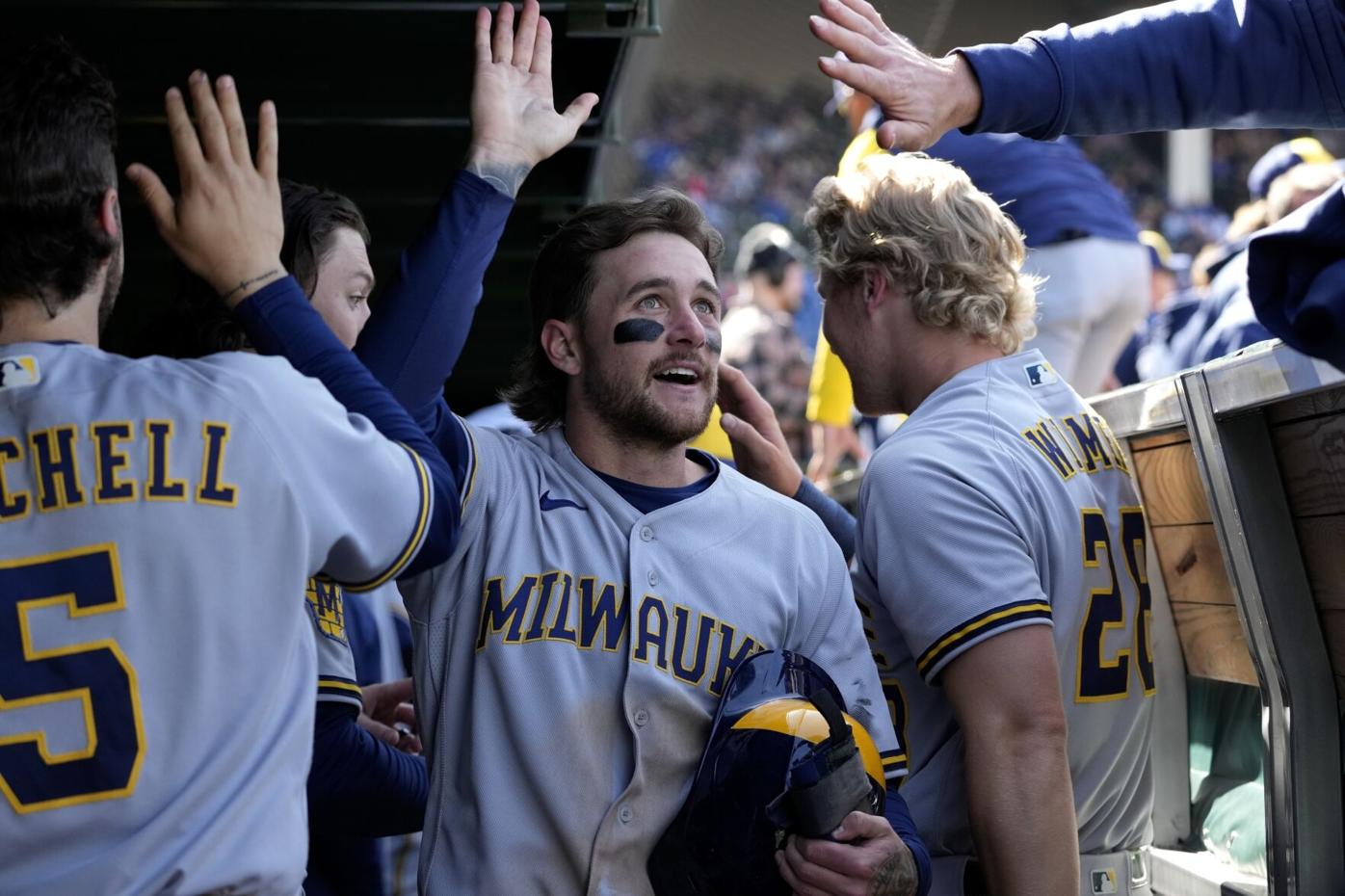 Brewers' new-look lineup delivers plenty of fireworks early