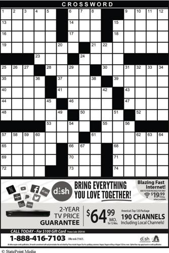 CROSSWORD PUZZLE: THEME: 1970s LYRICS | Sawyer County Record ...