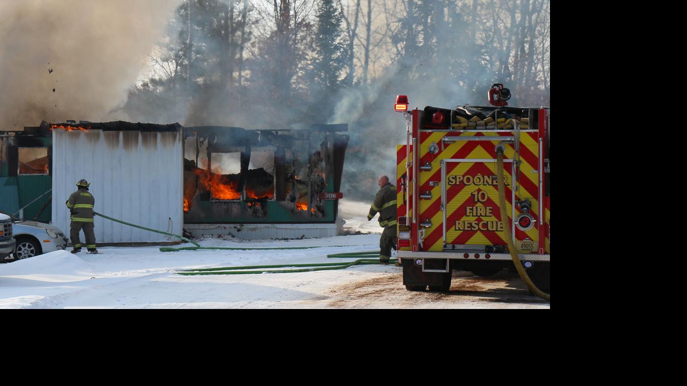 Home destroyed by fire in Spooner Free