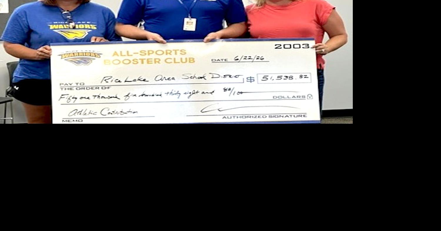 School Board sees big check, hears of new Raise Your Voice club