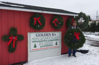 Golden K Club sells wreaths, trees and more