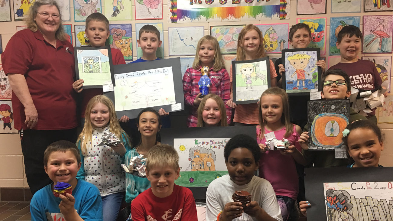 Spooner Elementary students' art displayed during Youth